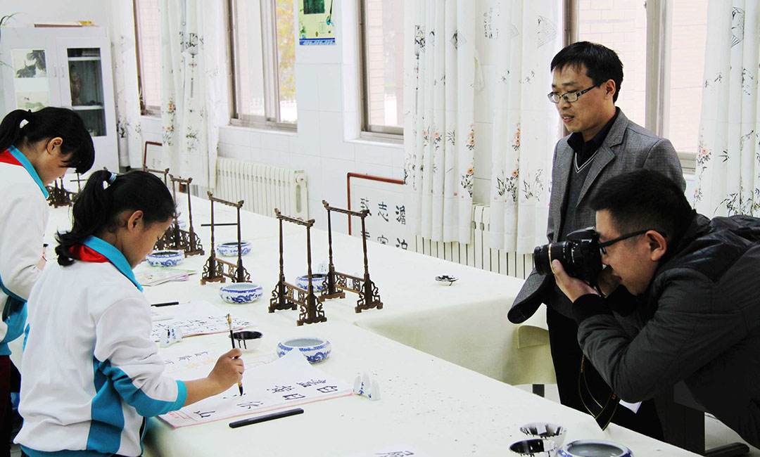 赣州常州书法教育微网站开发案例